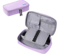 Tianyi-Grande Trousse À Crayons Pour Étudiants, Filles Et Garçons, Grande Capacité, Trousse À Crayons En Tissu Recyclé, Organiseur De Papeterie Pour L'école, Le Collège, Le Bureau