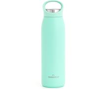 Tianyi-Grandties Gourde De Sport Isotherme De 700 Ml Avec Couvercle Ergonomique Anti-Fuite Avec Poignée - Gourde À Double Paroi En Acier Inoxydable - Garde Au Chaud Jusqu'à 24 H/12 H (Vert) - Zl00121