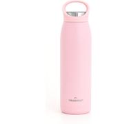 Tianyi-Grandties Gourde De Sport Isotherme De 700 Ml Avec Couvercle Ergonomique Anti-Fuite Avec Poignée ¿ Gourde À Double Paroi En Acier Inoxydable Garde Au Chaud Jusqu'à 24 H/12 H (Rose), Zl00121070