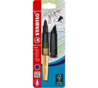Tianyi-Grow Bille - Stylo Bille - Rechargeable - Blister X 1 - Vert Mousse/Bois De Chêne