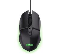 TIANYI-GXTrust 1109 Vylax Souris Gamer avec 6 Boutons Programmables, Éclairage LED Multicolore, 200-6400 DPI, Câble USB 150 cm, Souris Gaming Filaire pour PC Ordinateur Portable, Noir