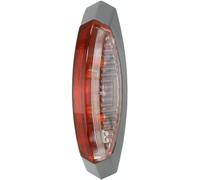 Tianyi-Hella Feu D'encombrement - Halogène - 12v - Montage En Saillie - Ece - Couleur Du Voyant: Transparent/Rouge - Droite/Montage En Saillie Latéral - 2xs 008 479-011