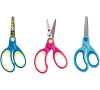 Tianyi-Herlitz 10801710 Ciseaux D'artisanat Design En Acier/Plastique, Ronds, Couleurs Assorties, 1 Pièce