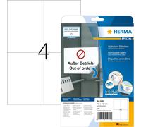 Tianyi-Herma 5082 Étiquettes Movables/Amovibles 105 X 148 A4 Blanc