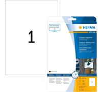 Tianyi-Herma 9500 Étiquettes Film Adhésif Outdoor 210 X 297 A4 10 Pièces Blanc