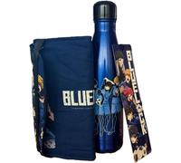 Tianyi-Homadict \U2013 Pack Bouteille Isotherme Blue Lock + Protection Manga \U2013 Boîte Décorative Style Manga \U2013 Licence Officielle