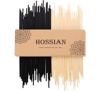 Tianyi-Hossian 100pcs Roseau Diffuseur Rod - 20cm X 3.5mm Noir Diffuseur Rod Diffuseur Rod Huile Remplissage D'épices Pour Diffuseur Rod - Fibre De Roseau Pour Diffuseur