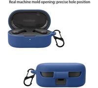TIANYI-Housse en Silicone pour Écouteurs Bluetooth pour Oppo Enco Buds2 Pro Coque, Antichoc, Housse de Transport Compatible Oppo Enco Buds2 Pro Écouteur Bluetooth.Noir