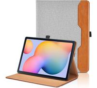 Tianyi-Hülle Für Samsung P620 Galaxy Tab S6 Lite 10.4" 2024/2022/2020 Sm-P620/ P625/ P610/ P613/ P615/ P619 Pu Schutzhülle Mit Tasche Auto Schlaf/Aufwach Funktion Smart Cover Mit Standfunktion - Grau
