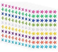 Tianyi-Hybsk Lot De 540 Autocollants Métalliques Colorés En Feuille D'aluminium De 13 Mm (Colorés)