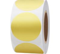 Tianyi-Hybsk - Rouleau De 400 Gommettes Adhésives Rondes Dorées (3,8 Cm) 1 Roll Doré