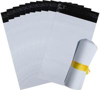 Tianyi-Iboo 100 Enveloppes Plastique Blanches Opaques, Pochettes D'expéditions, 20 X 30 Cm - Solide, Inviolable Et Imperméable.