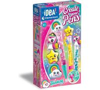 TIANYI- Idea! Fantasy Pens pour Enfants 6 Ans+ Kit DIY 3 Stylos Personnalisables Accessoires Inclus: Paillettes, Perles, Encres Activité Manuelle Éducative Jouet Loisirs Créatifs