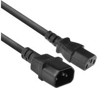 TIANYI-IEC Câble d'extension de 3 m, C13 vers C14 IEC Plug to Socket 3 Broches AK5031 Noir