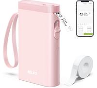 TIANYI-Imprimante d'étiquettes, Bluetooth P21, Étiqueteuse autocollante portable, Sans fil, Mini imprimante d'étiquettes avec iOS Android, Pour la maison, le bureau, rose