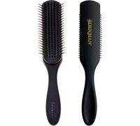 Tianyi-Jack Dean By Curly Hair Brush D3 (All Black) 7 Row Styling Brush For Detangling, Separating, Shaping And Defining Curls - For Women And Men