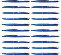 Tianyi-K20 Icy Colours (Stylo Bille Rétractable, M) Lot De 20, Bleu