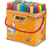Tianyi-Kids Visacolor Xl Feutres De Coloriage À Pointe Large, Lavables, Encre À Base D'eau - Couleurs Assorties, Pot De 48