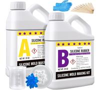 Tianyi-Kit De Fabrication De Moules En Silicone ¿ Caoutchouc De Silicone Liquide Élastique Pour La Fabrication De Moules En Silicone, Moulage ¿ Séchage Rapide Translucide 18a Pour Moules En Résine, B