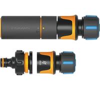 Tianyi-Kit Tête De Rechange Pour Buse À Tuyau, Softgrip, Avec Buse À Tuyau, Connecteur De Robinet Multi Filetage Et Raccords De Tuyau, Ø 1,3-1,5 Cm (1/2-5/8''), Noir/Orange/Bleu, 1027091