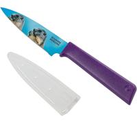 Tianyi-Kuhn Rikon Colori+ Couteau D¿Office Marmotte (Limited Edition), Lame Tranchante En Acier Inoxydable