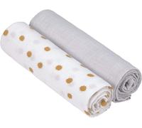 Tianyi-Lässig Bébé Couverture De Puériculture Drap De Puériculture Lot De 2 En Coton 120 X 120 Cm/ Swaddle & Burp Blanket Xl Adventure Dragonfly