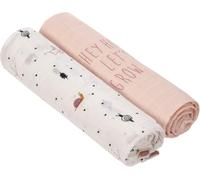 Tianyi-Lässig Linge De Puériculture Pour Bébé Lot De 2 Mousselines Couverture De Puériculture Douillettement Doux Et Respirant (2 Pcs. 120 X 120 Cm)/ Heavenly Soft Swaddle Xl Garden Explorer Girls