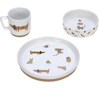 Tianyi-Lässig Service De Table Occasionnel Assiette En Porcelaine Assiette Bol Tasse/Dish Set Porcelain Little Mateys Royal Blue