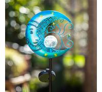 TIANYI-Lampes Solaires de Jardin Extérieur - Éclairage LED Imperméable en Forme de Lune - Décoration Solaire pour Jardin, Terrasse, Chemin ou Balcon