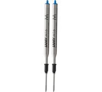 Tianyi-Lamy M16 Lot De 2 Recharges Pour Stylo À Bille En Métal ¿ Recharge D'origine Pour Tous Les Modèles De Stylos À Bille ¿ Indélébile ¿ Largeur De Trait Moyenne Bleue