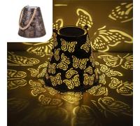 TIANYI-Lanterne Solaire Marocaine pour Jardin \u2013 Lampe de Table LED Extérieure Étanche \u2013 Éclairage Solaire Décoratif Durable pour Terrasse ou Balcon