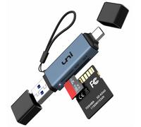 TIANYI-Lecteur de Carte SD, Lecteur de Carte Mémoire USB C Adaptateur USB 3.0 pour Prend en Charge SD Micro SD SDHC SDXC MMC Compatible avec MacBook Pro iPad Air Galaxy S23 Pixel XPS 13 -Bleu Nuit
