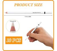 Tianyi-Lot De 10 Crayons Gomme Pour Artistes - Stylo Gomme Bois Pour Dessin Charbon, Gomme Blanche Pour Croquis Et Révision Pour Étudiants Et Professionnels Art Peinture Projets Artistiques