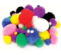 Tianyi-Lot De 100 Pompons Colorés En Acrylique Pour Loisirs Créatifs Et Loisirs Créatifs De 7 Mm À 38 Mm