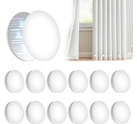 Tianyi-Lot De 12 Rideaux De Douche Magnétiques - 4 Cm - 31 G - Blanc - Rideau D'extérieur - Rideau De Douche - Poids - Poids - Linge De Lit - Nappe - Réfrigérateur