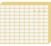 Tianyi-Lot De 1485 Étiquettes Rectangulaires Blanches Amovibles \U2013 Petites Étiquettes Autocollantes Vierges Pour Enveloppes, Dossiers, Bocaux, Boîtes (13 X 19 Mm) 15 Feuilles