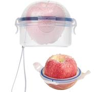 Tianyi-Lot De 2 Conteneur De Rangement De Fruits,Boîte À Pommes En Plastique,Boîte De Conservation Pour Citrons,Boules De Conservation Ail,Sans Bpa,Pour Le Transport De Pommes D'oranges Et De Raisins