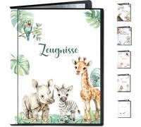 Tianyi-Lot De 20 Pochettes Transparentes A4 De Qualité Supérieure [Protection Et Rangement Des Témoins] Porte-Documents Pour Documents À L'école Primaire Classeur Pour Témoignages (Jungel)