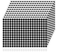 Tianyi-Lot De 2600 Pastilles Adhésives En Vinyle - Gris - 13 Mm - Autocollants Ronds Amovibles - Étanche - Pour Bureau\U2026