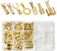 Tianyi-Lot De 280 Cosses De Câble Plates 6,3 Mm Pour Voiture, Cosses À Anneau 6/8 Mm, Connecteur Bullet 3,9 Mm, Mâle Et Femelle Avec Coque De Protection (280 Pièces)