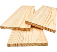 Tianyi-Lot De 3 Planches De Bois Rectangulaires En Bois Brut Pour Travaux Manuels, 30 X 10 X 1 Cm, Blocs De Bois Vierges Pour Sculpter, Peindre Et Brûler