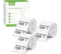 TIANYI-Lot de 3 rouleaux de 230 étiquettes thermiques autocollantes pour étiqueteuse PM220, 40 x 30 mm, ruban adhésif multifonction, blanc