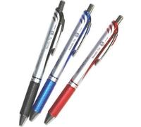 Tianyi-Lot De 3 Stylos À Encre Gel Liquide Rétractable Pointe Aiguille 0,5 Mm Grip Caoutchouc Encre Noire Bleue Rouge Bln75z-A,C,Be