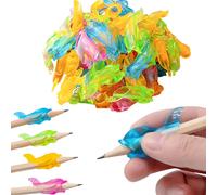 Tianyi-Lot De 30 Poignées De Crayon En Silicone Souple Pour L'écriture Manuscrite Des Enfants, Outils De Correction De Posture Pour Les Tout-Petits, Les Enfants D'âge Préscolaire, Couleurs Assorties