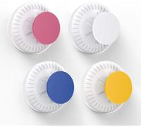 TIANYI-Lot de 4 Crochets à Ventouse Multicolores pour Chambre d'enfant - sans perçage - Décoratifs - Résistants aux Bombes - Bricolage coloré - pour Mur, carrelage, fenêtre, Salle de Bain, Douche,