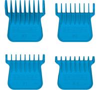 Tianyi-Lot De 4 Peignes Magnétiques, Rehausseurs De 4 Tailles Différentes, Couleur Bleue, Compatibles Avec Lame X-Pro Pour Tondeuse.