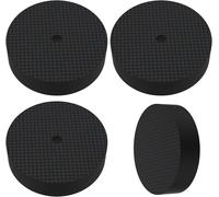 TIANYI-Lot de 4 pieds de haut-parleur HiFi - Amortisseur de chocs - Pieds d'isolation - Pour amplificateur, caisson de basses, lecteur CD (40 mm x 10 mm, fibre de carbone)