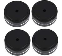 TIANYI-Lot de 4 pieds d'isolation pour enceintes - 40 x 15 mm - Cônes en alliage d'aluminium - Absorbe les chocs - Pour amplificateur de haut-parleur audio (noir)