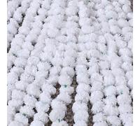 Tianyi-Lot De 5 Guirlandes De Soucis De 1,4 M Pour Halloween Diwali Pooja Décoration De Cheminée De Mariage Guirlande De Fleurs Artificielles Fleurs De Noël Décoration De Festival D'automne \U2013 Bl