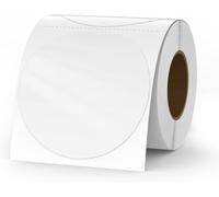 Tianyi-Lot De 500 Étiquettes Thermiques À Pois Blancs En Vinyle - 76 Mm - Autocollant D'adresse - Étanche - Imprimante - Pour Logo, Code-Barres Qr Code Inventaire